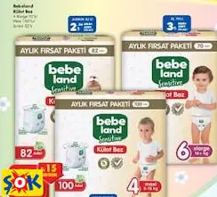 BEBELAND KÜLOT BEZ BEBEK BEZİ